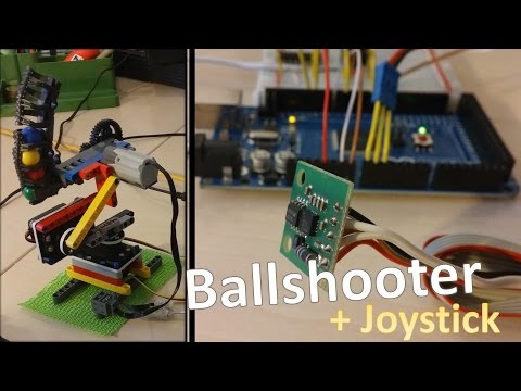 Arduino Ballshooter mit Beschleunigungssensor ADXL330KCPZ